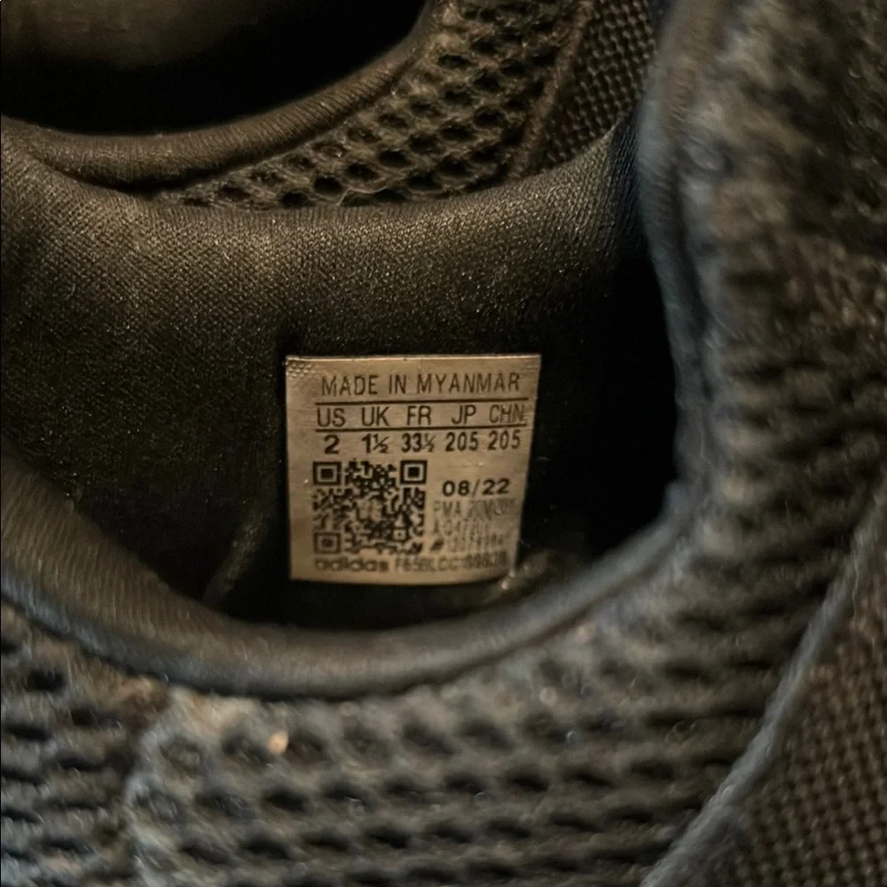 Adidas Kids Black Slip-On Shoes - Picture 2 of 6